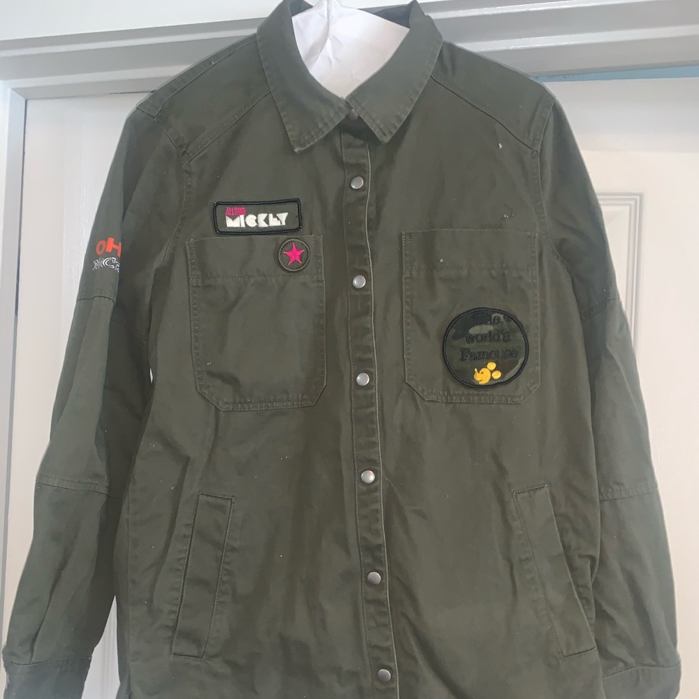 Vintage Disneyworld Mickey Mouse military jacket